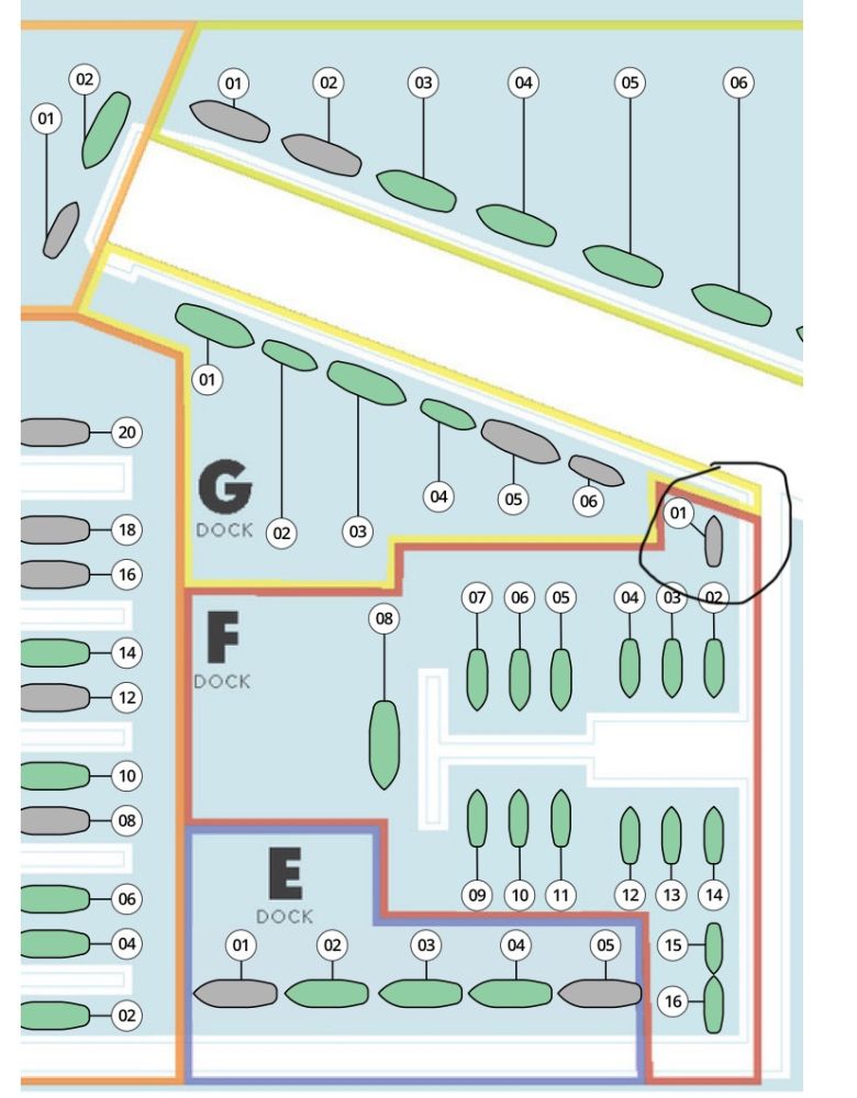 Wet Slip in Wilmington, North Carolina